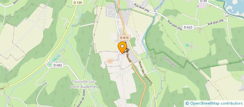 localisation de l'entreprise MONSIEUR BENOIT LEROY  TOURVILLE-SUR-PONT-AUDEMER