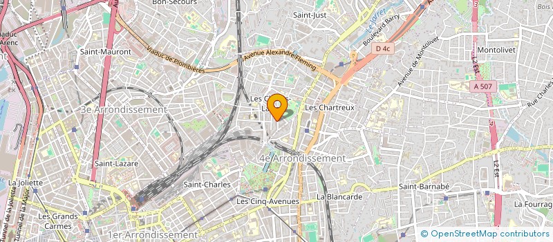 localisation de l'entreprise MONSIEUR BENOIT LESSELINGUE à MARSEILLE