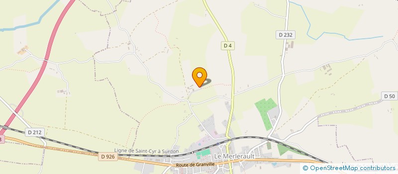 localisation de l'entreprise MONSIEUR BENOIT LEURETTE à LE MERLERAULT