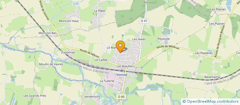 localisation de l'entreprise MONSIEUR BENOIT LEVELEUX à VONNAS
