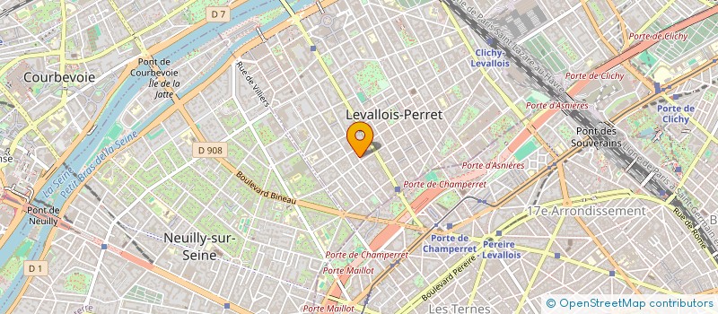 localisation de l'entreprise MONSIEUR BENOIT LEVESQUE à LEVALLOIS-PERRET