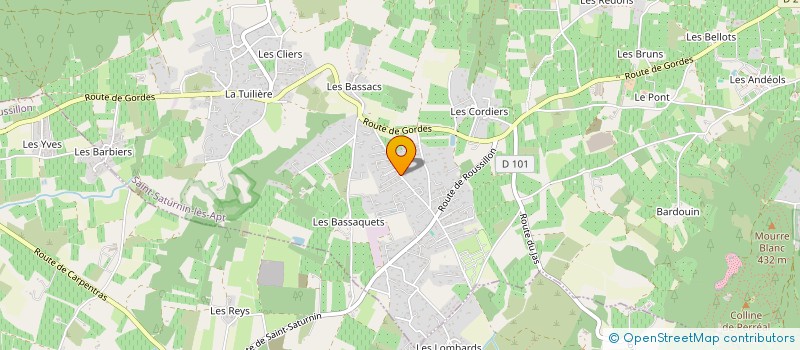 localisation de l'entreprise MONSIEUR BENOIT LHOTELIER  SAINT-SATURNIN-LES-APT