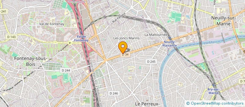 localisation de l'entreprise MONSIEUR BENOIT LIANCE  LE PERREUX-SUR-MARNE