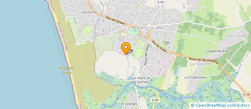 localisation de l'entreprise MONSIEUR BENOIT LIBAUD à BREM-SUR-MER