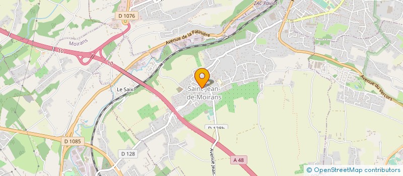 localisation de l'entreprise MONSIEUR BENOIT LIENARD  SAINT-JEAN-DE-MOIRANS