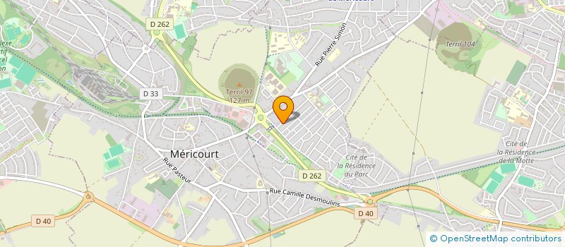 localisation de l'entreprise MONSIEUR BENOIT LIETARD  MERICOURT