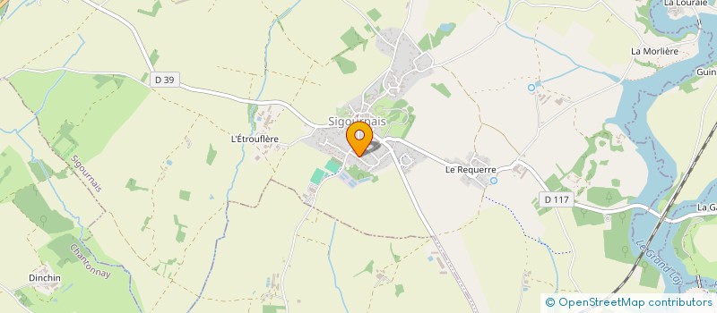 localisation de l'entreprise MONSIEUR BENOIT LIEVRE  SIGOURNAIS