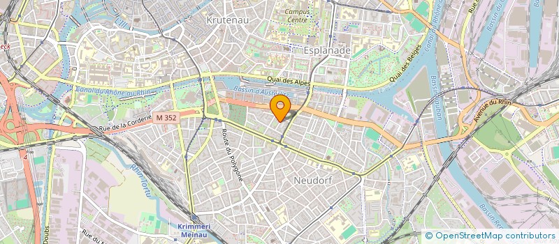 localisation de l'entreprise MONSIEUR BENOIT LINDER à STRASBOURG