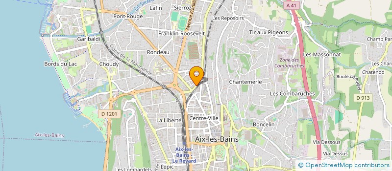 localisation de l'entreprise MONSIEUR BENOIT LION à AIX-LES-BAINS