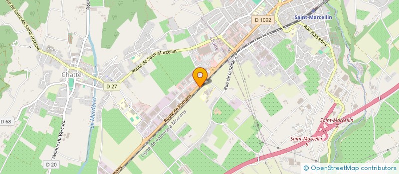 localisation de l'entreprise MONSIEUR BENOIT LISETTO  CHATTE