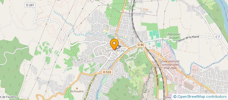 localisation de l'entreprise MONSIEUR BENOIT LOIC VERZAT  SAINT-PERAY