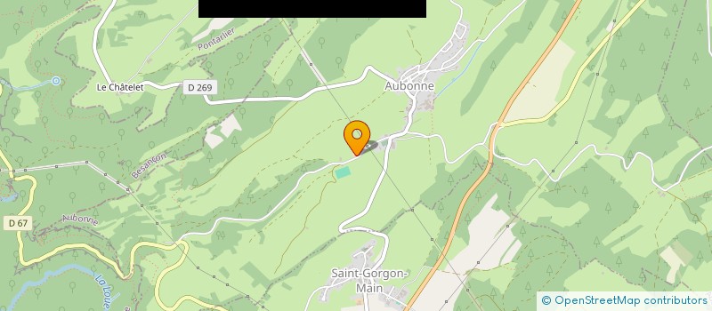 localisation de l'entreprise MONSIEUR BENOIT LOMBARDOT  AUBONNE