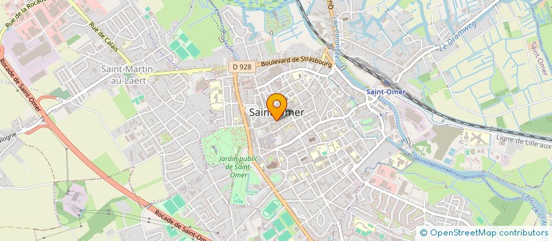 localisation de l'entreprise MONSIEUR BENOIT LOOTEN  SAINT-OMER