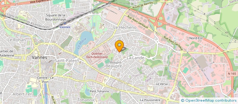 localisation de l'entreprise MONSIEUR BENOIT LOPEZ  VANNES