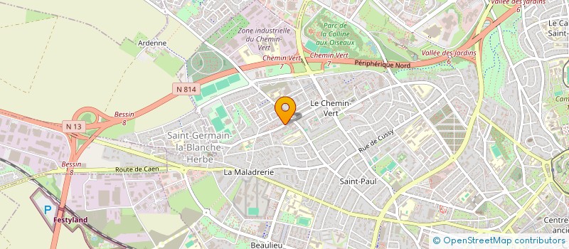 localisation de l'entreprise MONSIEUR BENOIT LORIOT à CAEN