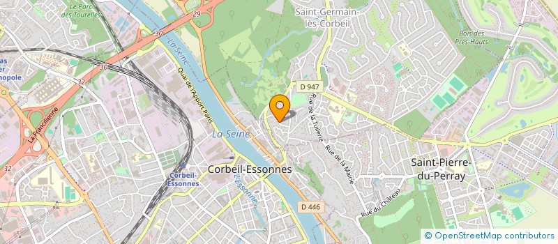 localisation de l'entreprise MONSIEUR BENOIT LOUVET  SAINT-GERMAIN-LES-CORBEIL