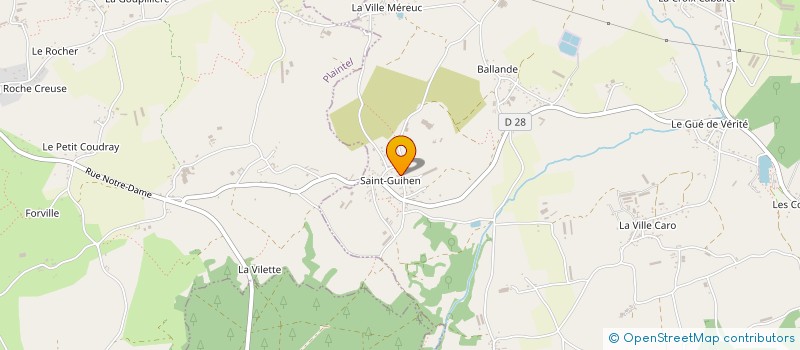 localisation de l'entreprise MONSIEUR BENOIT LUCAS à SAINT-CARREUC