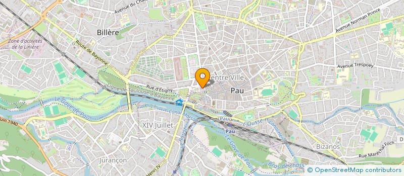 localisation de l'entreprise MONSIEUR BENOIT LUISIERE à PAU