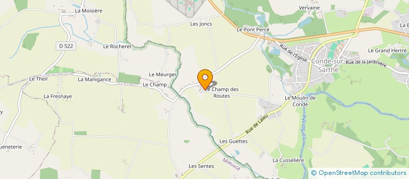 localisation de l'entreprise MONSIEUR BENOIT LUNEL à CONDE SUR SARTHE
