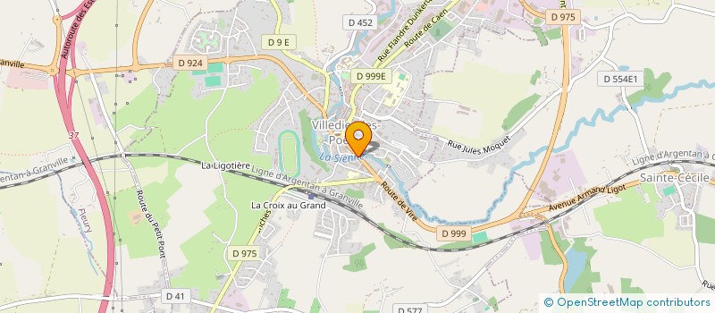 localisation de l'entreprise MONSIEUR BENOIT MABIC  VILLEDIEU-LES-POELES-ROUFFIGNY