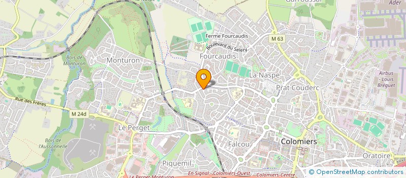 localisation de l'entreprise MONSIEUR BENOIT MACHADO  COLOMIERS