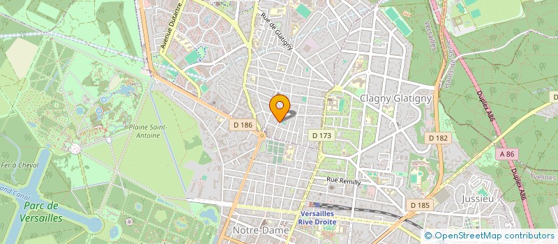 localisation de l'entreprise MONSIEUR BENOIT MADELIN  LE CHESNAY-ROCQUENCOURT