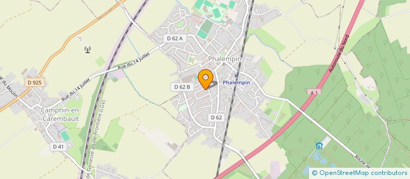 localisation de l'entreprise MONSIEUR BENOIT MAES  PHALEMPIN