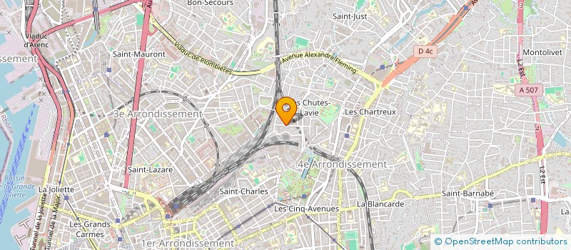 localisation de l'entreprise MONSIEUR BENOIT MAESTRAGGI à MARSEILLE