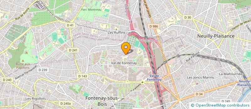 localisation de l'entreprise MONSIEUR BENOIT MAGDELAINE à FONTENAY-SOUS-BOIS
