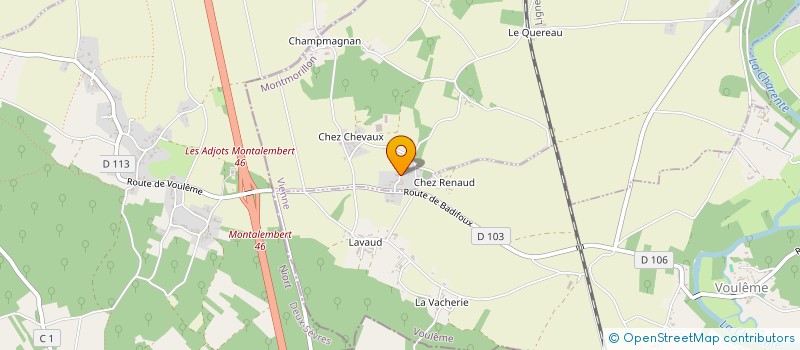 localisation de l'entreprise MONSIEUR BENOIT MAGNE  VAL-DE-COMPORTE