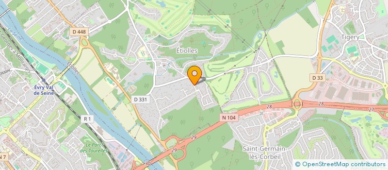 localisation de l'entreprise MONSIEUR BENOIT MAGY  ETIOLLES