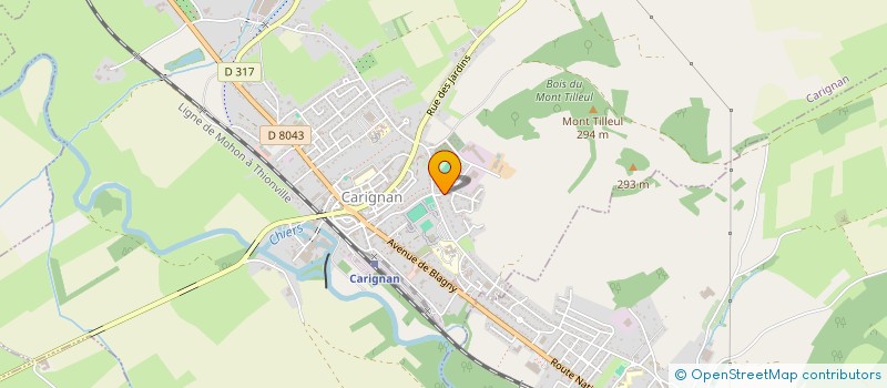 localisation de l'entreprise MONSIEUR BENOIT MAIGRET  CARIGNAN