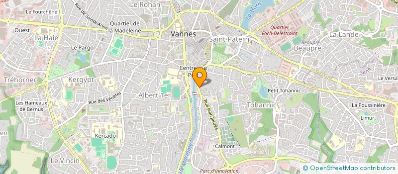 localisation de l'entreprise MONSIEUR BENOIT MAILLARD à VANNES