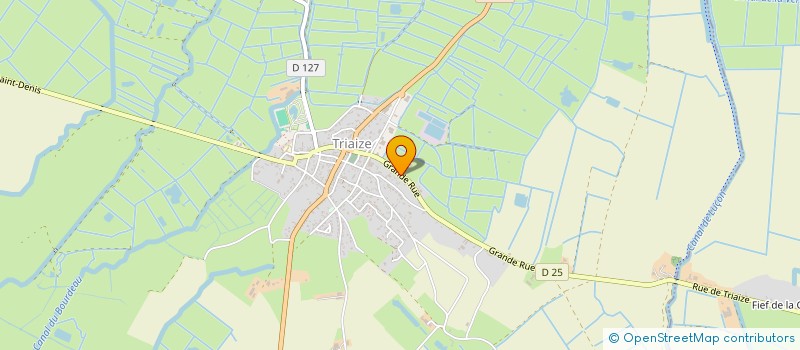 localisation de l'entreprise MONSIEUR BENOIT MAILLE  TRIAIZE