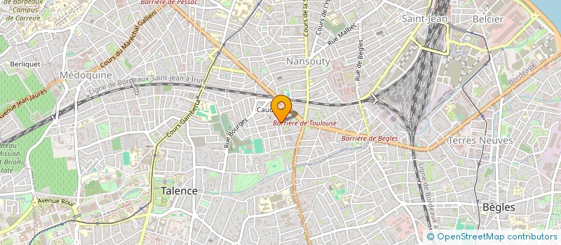 localisation de l'entreprise MONSIEUR BENOIT MAIRE à TALENCE