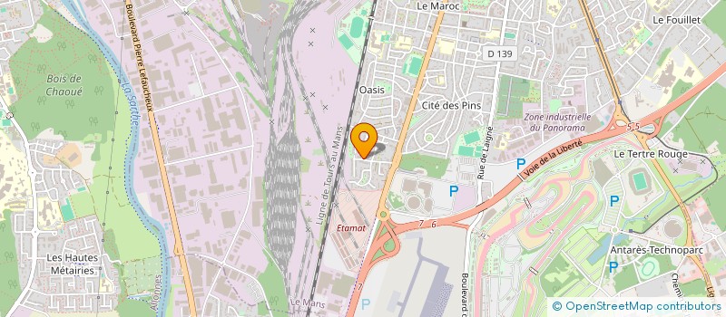 localisation de l'entreprise MONSIEUR BENOIT MAITRE  LE MANS