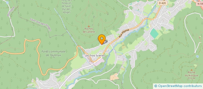 localisation de l'entreprise MONSIEUR BENOIT MALANDAIN à SAINT-DIE-DES-VOSGES