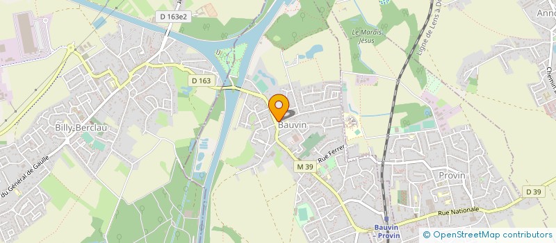 localisation de l'entreprise MONSIEUR BENOIT MALFAIT  BAUVIN