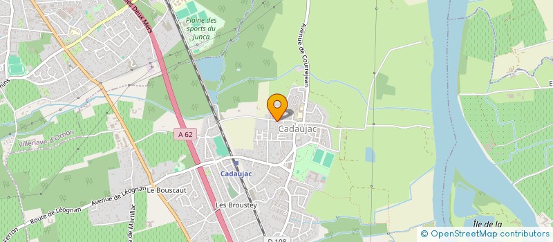 localisation de l'entreprise MONSIEUR BENOIT MALLEMOUCHE  CADAUJAC