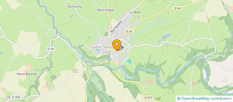 localisation de l'entreprise MONSIEUR BENOIT MALLET à SAINTE-SEVERE-SUR-INDRE
