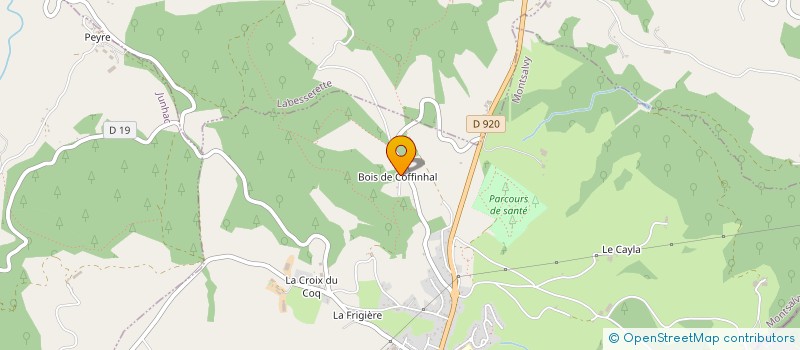 localisation de l'entreprise MONSIEUR BENOIT MALPEL à MONTSALVY