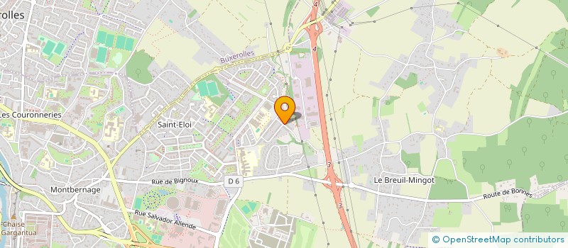 localisation de l'entreprise MONSIEUR BENOIT MANDIN  POITIERS