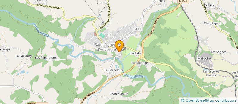 localisation de l'entreprise MONSIEUR BENOIT MANRY à SAINT-SAUVES-D AUVERGNE