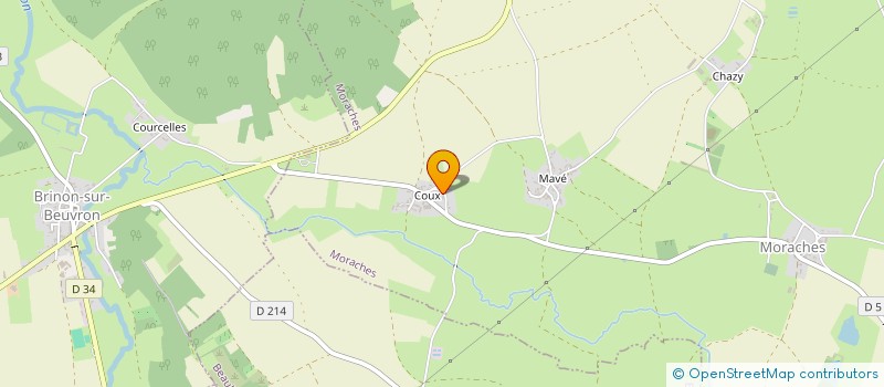 localisation de l'entreprise MONSIEUR BENOIT MARCHAND  MORACHES