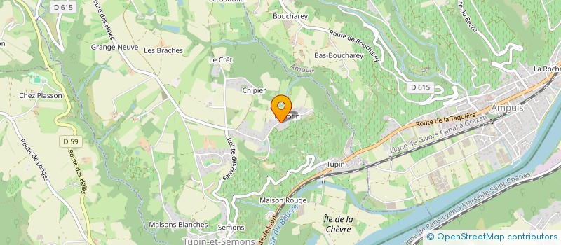 localisation de l'entreprise MONSIEUR BENOIT MARCHISIO  TUPIN-ET-SEMONS