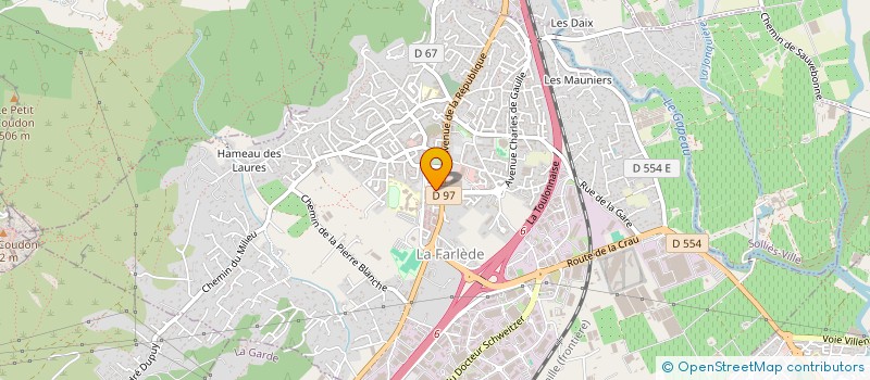 localisation de l'entreprise MONSIEUR BENOIT MARDIROSSIAN  SOLLIES-TOUCAS