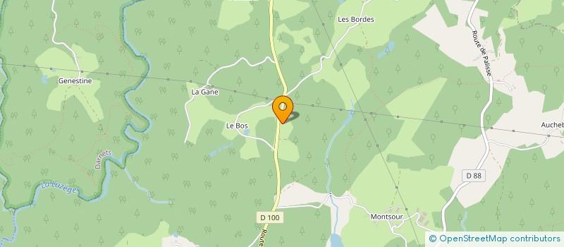 localisation de l'entreprise MONSIEUR BENOIT MARECHAL  SERANDON