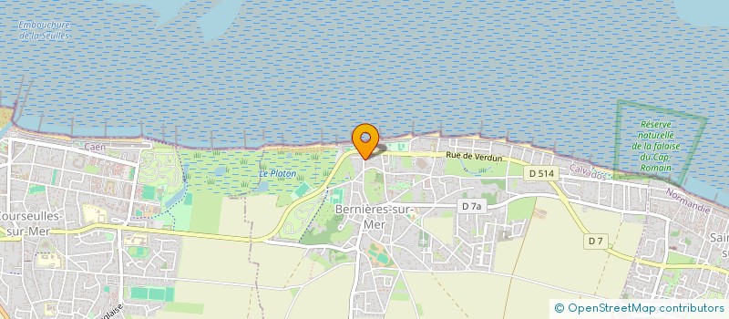 localisation de l'entreprise MONSIEUR BENOIT MARGERIE  BERNIERES-SUR-MER