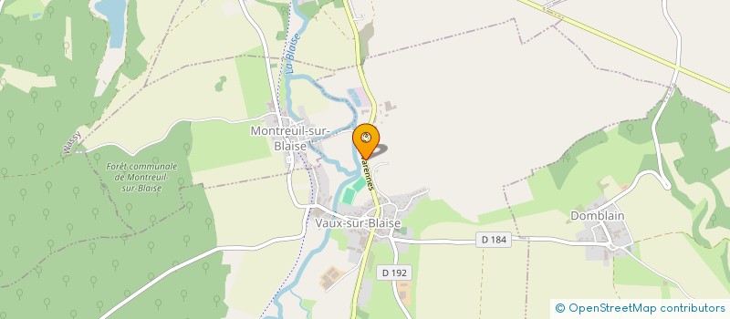localisation de l'entreprise MONSIEUR BENOIT MARGUERITE à VAUX-SUR-BLAISE