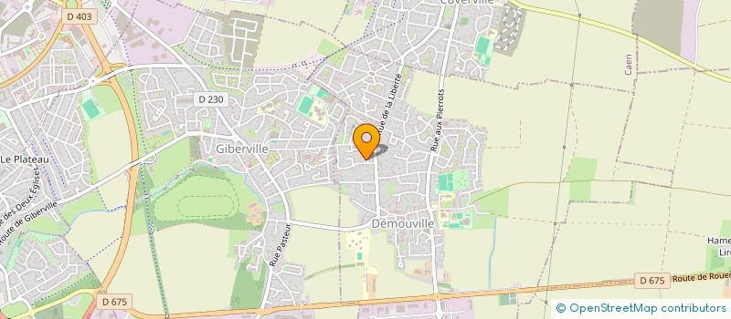 localisation de l'entreprise MONSIEUR BENOIT MARIE  CUVERVILLE